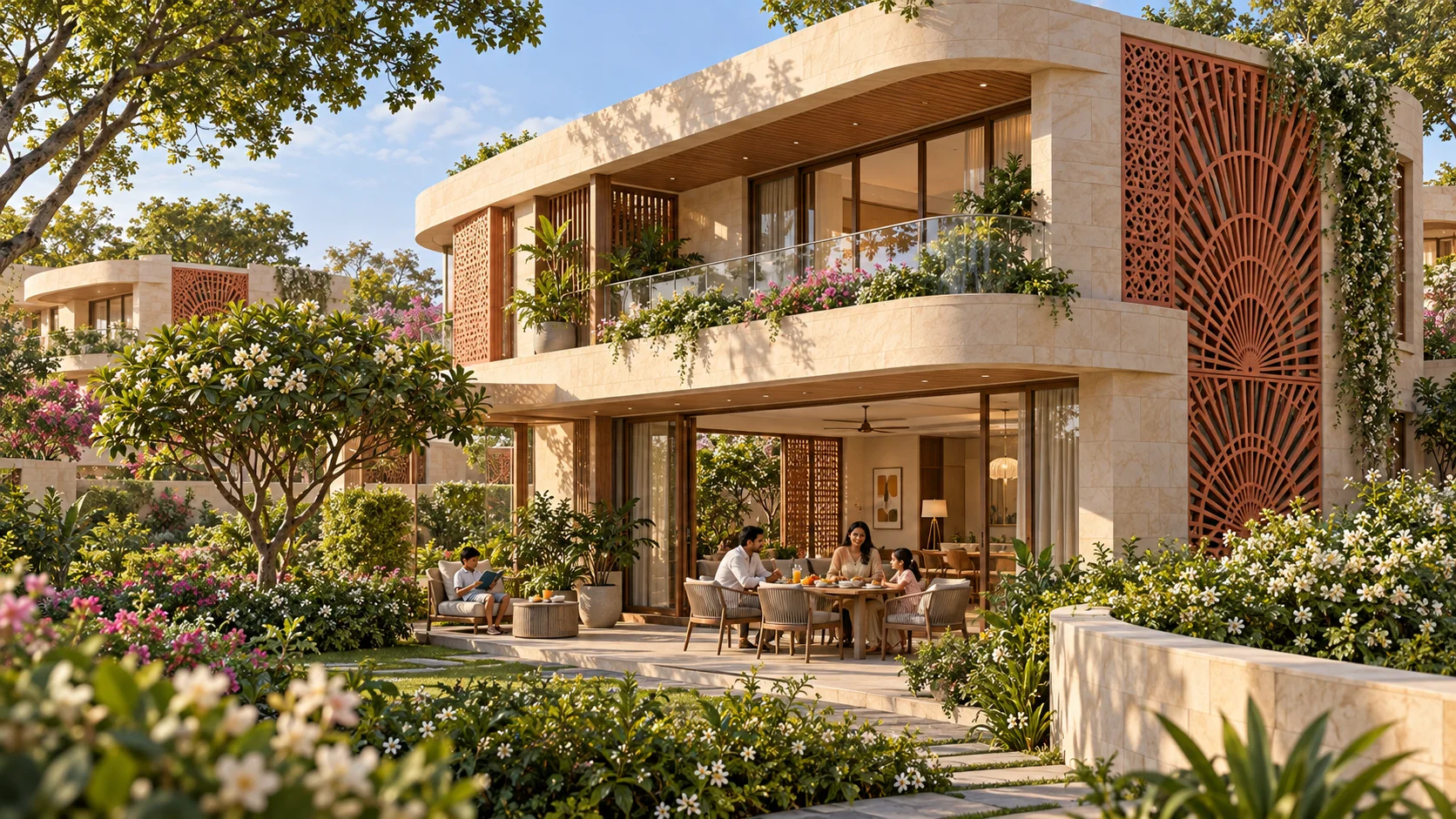 Courtyard Villas at Aurelia Grove.